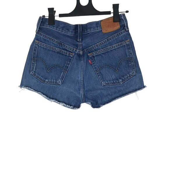 Levi's Cut Off Distressed Shorts Size 25 - Picture 5 of 7